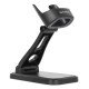 Manhattan Support réglable pour scanner codes-barres, hauteur et inclinaison réglables, compatible 153997/154116/154185, noir, garantie à vie