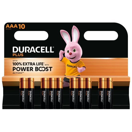 Duracell Plus Batterie à usage unique AAA Alcaline Duracell Plus Batterie à usage unique AAA Alcaline