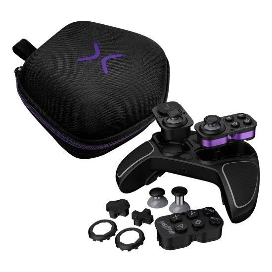 Turtle Beach Victrix Pro BFG Reloaded Noir Xbox Manette de gaming modulaire sans fil w/Bluetooth, module Fightpad et effet Hall pour Xbox Series X et S, Xbox One et PC