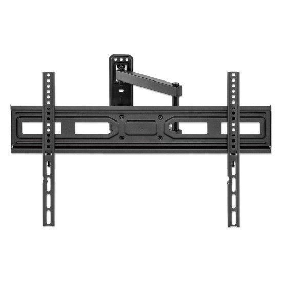 Manhattan Support mural pour TV/moniteurs (Bras articulé), écrans 32"–65", Compatibilité VESA : de 100x100 à 600x400 mm (vérifiez les dimensions des quatre trous de fixation à l'arrière), charge max. 35 kg, noir, garantie à vie
