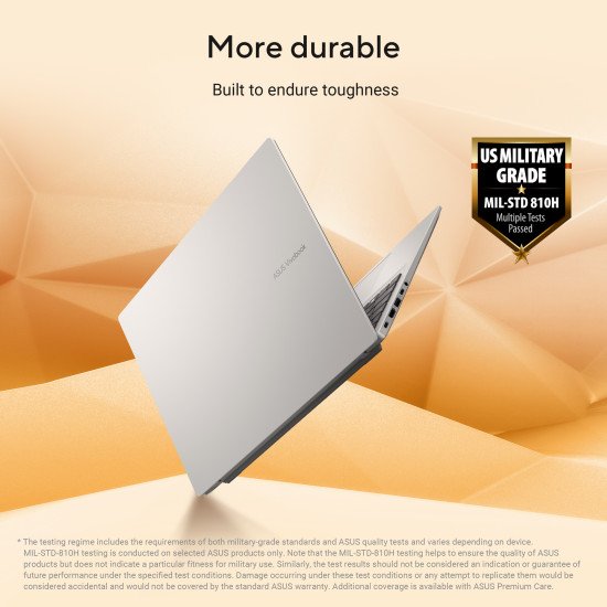 ASUS Vivobook 16 M1607KA-MB5NDW Copilot+ PC AMD Ryzen AI 5 330 Ordinateur portable 40,6 cm (16") WUXGA 16 Go DDR5-SDRAM 512 Go SSD Wi-Fi 6 (802.11ax) Windows 11 Home Belge Bleu, Argent