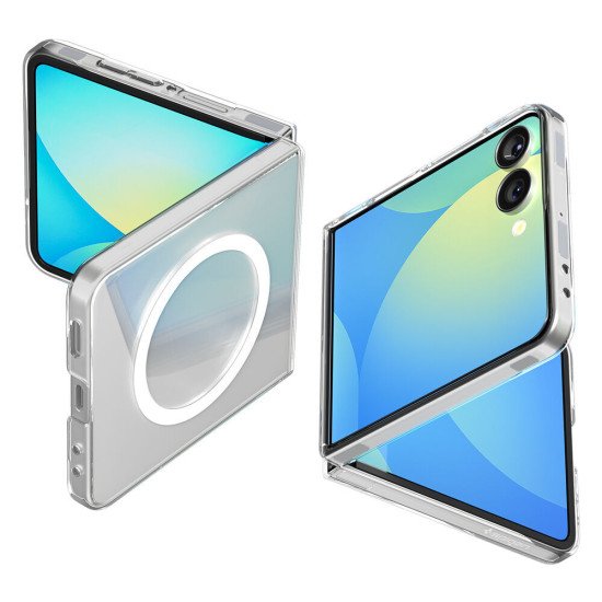 Spigen Air Skin (MagFit) coque de protection pour téléphones portables 17,5 cm (6.9") Housse Transparent, Blanc