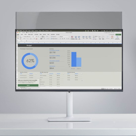 StarTech.com Filtre de Confidentialité Magnétique pour Écran Large 16:10 de 24 Pouces, Filtre Amovible, Anti-Reflets/Brillant, Protecteur d'Écran Réduisant la Lumière Bleue, TAA