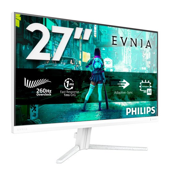 Philips 27M2N3201PL/00 écran PC 68,6 cm (27") 1920 x 1080 pixels Full HD LCD Blanc