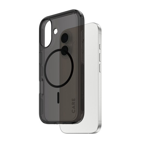 PanzerGlass CARE by ® Flagship Case Urban Explorer Smokey w. Black MagSafe iPhone 17 coque de protection pour téléphones portables Housse Noir PanzerGlass CARE by ® Flagship Case Urban Explorer Smokey w. Black MagSafe iPhone 17 coque de protection pour téléphones portables Housse Noir