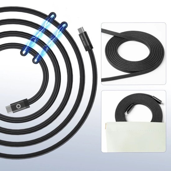 Mobile Origin MC2-USBC-1M-BLK câble USB 0,48 Gbit/s 60 W Noir