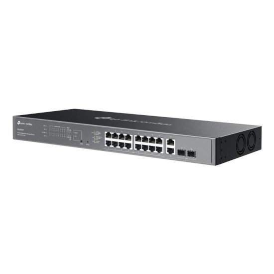 TP-Link Omada ES220GMP commutateur réseau Géré L2 Gigabit Ethernet (10/100/1000) Connexion Ethernet POE Noir