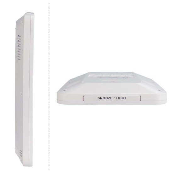 Alecto WS-4800 station météo numérique Blanc LCD Batterie