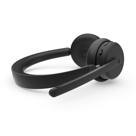 Lenovo 6550 Casque Sans fil Arceau Bureau/Centre d'appels USB Type-C Bluetooth Noir