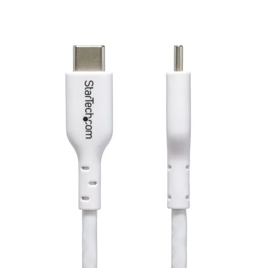 StarTech.com Câble de Charge USB-C de 2m, Charge et Synchronisation, 60W (3A) PD, Câble de Charge USB 2.0 pour Ordinateur Portable - Cordon de Charge USB C Blanc StarTech.com Câble de Charge USB-C de 2m, Charge et Synchronisation, 60W (3A) PD, Câble de Charge USB 2.0 pour Ordinateur Portable - Cordon de Charge USB C Blanc