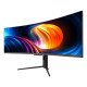 V7 Moniteur incurvé L490DQ-HAS 49 po d'espace de visionnage - USB-C (Puissance de 65 W) - DQHD - 5120 x 1440 - Réglable en hauteur