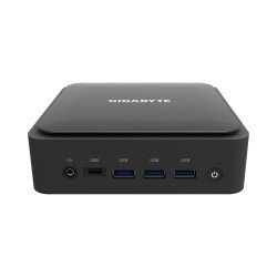 Gigabyte GB-BEI3H-1220 barebone PC/ poste de travail Noir Haut-parleurs intégrés i3-1220P 1,8 GHz