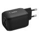 Belkin ENA007KQBK chargeur d'appareils mobiles Écouteurs, Ordinateur portable, Consoles portables, Smartphone Noir Secteur Charge rapide Intérieure Belkin ENA007KQBK chargeur d'appareils mobiles Écouteurs, Ordinateur portable, Consoles portables, Smartphone Noir Secteur Charge rapide Intérieure