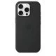 Apple Coque en silicone avec MagSafe pour iPhone 16 Pro - Noir Apple Coque en silicone avec MagSafe pour iPhone 16 Pro - Noir