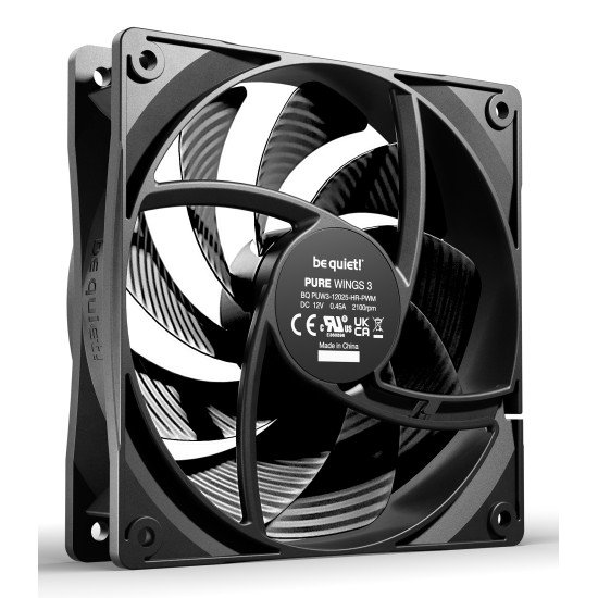 be quiet! Pure Wings 3 140 mm | Ventilateur PC silencieux high-speed | Pack de 3