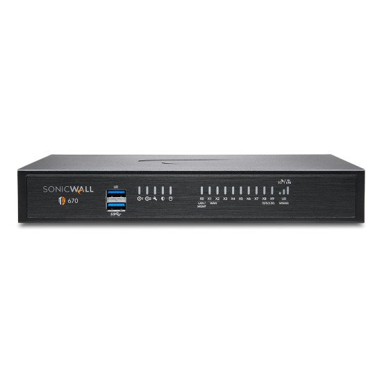 SonicWall TZ670 pare-feux (matériel) Bureau 5 Gbit/s