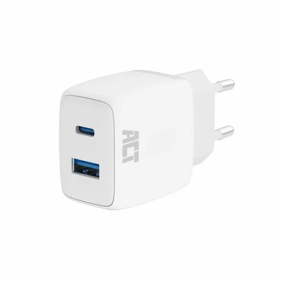 ACT AC2122 chargeur d'appareils mobiles Universel Blanc Secteur Charge rapide Auto ACT AC2122 chargeur d'appareils mobiles Universel Blanc Secteur Charge rapide Auto