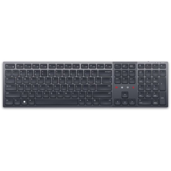 DELL KB900 clavier RF sans fil + Bluetooth QWERTY Anglais britannique Graphite