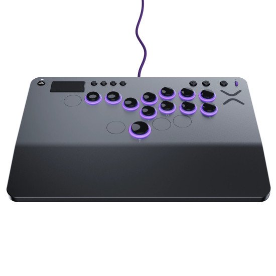 PDP Victrix Pro KO Leverless Fight Stick Gris USB Fightstick PC, PlayStation 4, PlayStation 5