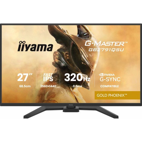 iiyama G-MASTER GB2791QSU-B1 écran PC 68,6 cm (27") 2560 x 1440 pixels Wide Quad HD Noir