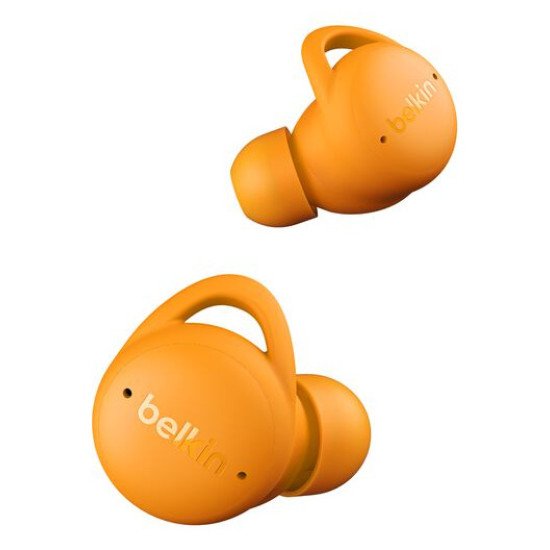 Belkin SoundForm Isolate Casques Sans fil Ecouteurs Appels/Musique/Sport/Au quotidien USB Type-C Bluetooth Orange