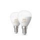 Philips Hue White ambiance Sphérique - Ampoule connectée E14 - (pack de 2) Philips Hue White ambiance Sphérique - Ampoule connectée E14 - (pack de 2)
