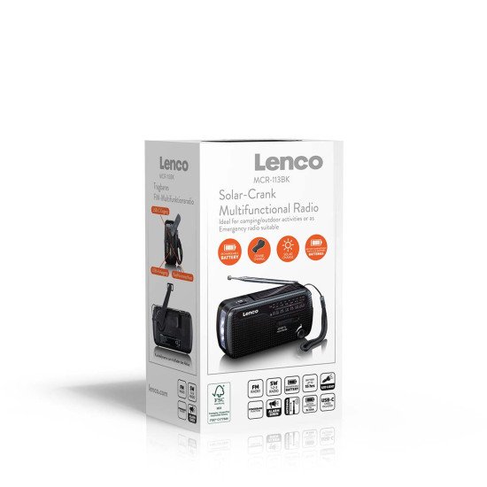 Lenco MCR-113BK Radio portable Noir