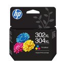 HP 302XL/304XL Cartouche d'encre trois couleurs authentique