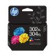 HP 302XL/304XL Cartouche d'encre trois couleurs authentique