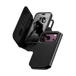 PanzerGlass CARE™ by ® Tango 2-in-1 Wallet Case Black w. MagSafe iPhone 2026 Pro | 17 Pro coque de protection pour téléphones portables Housse Transparent