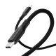 PanzerGlass empower by ® Racing 240W USB-C to USB-C Cable | USB 2.0 | 2M | Space Black câble USB Noir