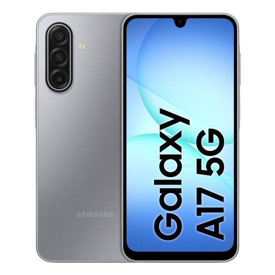Samsung Galaxy A17 5G 17 cm (6.7") Double SIM hybride Android 15 USB Type-C 128 Go 5000 mAh Gris Samsung Galaxy A17 5G 17 cm (6.7") Double SIM hybride Android 15 USB Type-C 128 Go 5000 mAh Gris