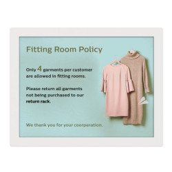 Philips 13BDL4150IW Écran plat de signalisation numérique 33 cm (13") Wifi UXGA Blanc Intégré dans le processeur Android 11 24/7