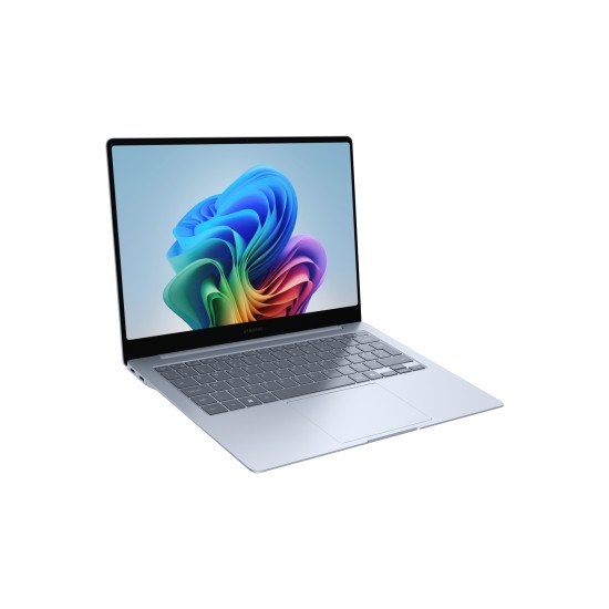 Samsung Galaxy Book4 Edge NP940XMAA-EXP Qualcomm Snapdragon X1E-80-100 Ordinateur portable 35,6 cm (14") Écran tactile WQXGA+ 16 Go LPDDR5x-SDRAM 512 Go eUFS Wi-Fi 7 (802.11be) Windows 11 Home Bleu
