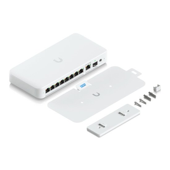Ubiquiti UniFi Flex 2.5G PoE Géré L2 2.5G Ethernet (100/1000/2500) Connexion Ethernet POE Montage sur le bureau ou sur le mur Blanc Ubiquiti UniFi Flex 2.5G PoE Géré L2 2.5G Ethernet (100/1000/2500) Connexion Ethernet POE Montage sur le bureau ou sur le mur Blanc