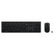 Lenovo 4X31R64351 clavier Souris incluse Bureau RF sans fil + Bluetooth Anglais américain Noir