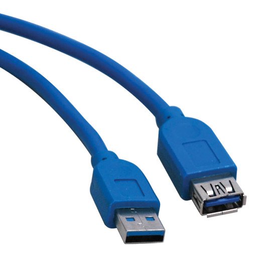 Tripp Lite U324-010 câble USB USB 3.2 Gen 1 (3.1 Gen 1) 3,05 m USB A 5 Gbit/s Bleu