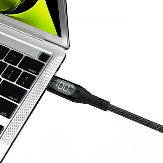 Mobile Origin MO-100WDC-CB2 câble USB USB 2.0 1,5 m USB C 0,48 Gbit/s 100 W Noir