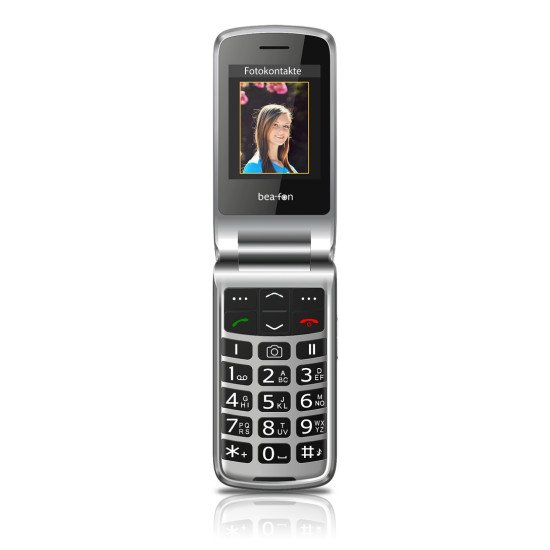 Beafon SL645plus LTE 7,11 cm (2.8") 120 g Noir, Argent Appareil-photo de téléphone