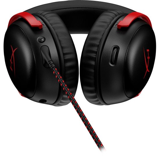 HP HyperX Cloud III — Casque de jeu (noir/rouge)