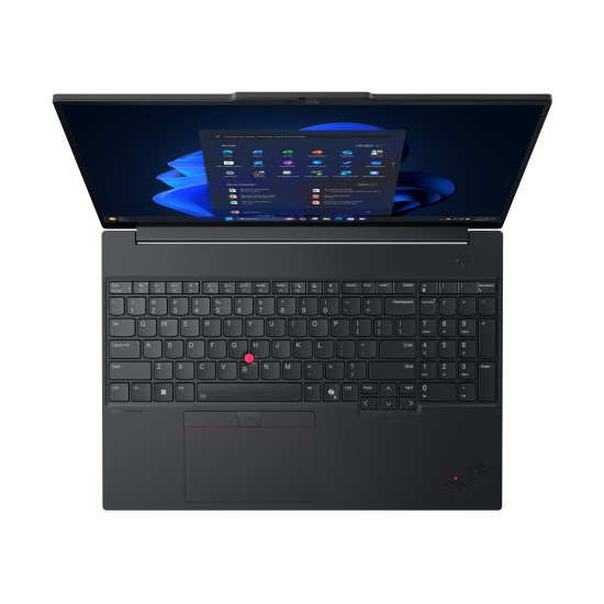 Lenovo ThinkPad E16 Gen 3 (Intel) Intel Core Ultra 5 225U Ordinateur portable 40,6 cm (16") WUXGA 16 Go DDR5-SDRAM 512 Go SSD Wi-Fi 6E (802.11ax) Windows 11 Pro Anglais Noir Lenovo ThinkPad E16 Gen 3 (Intel) Intel Core Ultra 5 225U Ordinateur portable 40,6 cm (16") WUXGA 16 Go DDR5-SDRAM 512 Go SSD Wi-Fi 6E (802.11ax) Windows 11 Pro Anglais Noir