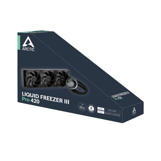 ARCTIC Liquid Freezer III Pro 420 Processeur Kit de refroidissement du liquide 12 cm Noir 1 pièce(s)