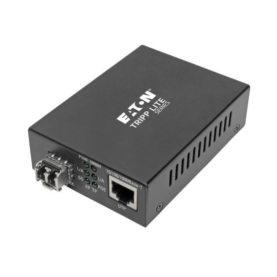 Tripp Lite N785-INT-PLCMM1 convertisseur de support réseau 1000 Mbit/s 850 nm Noir