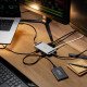 Targus DOCK429GL station d'accueil Avec fil USB4 Argent