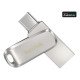SanDisk Ultra Dual Drive Luxe lecteur USB flash 2 To USB Type-A / USB Type-C 3.2 Gen 1 (3.1 Gen 1) Argent