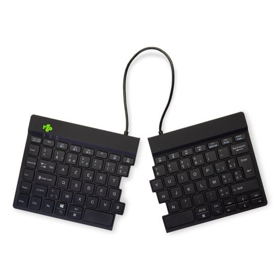 R-Go Tools Clavier ergonomique R-Go Split Break avec logiciel de pause, clavier ergonomique divisé, AZERTY (BE), bluetooth, noir R-Go Tools Clavier ergonomique R-Go Split Break avec logiciel de pause, clavier ergonomique divisé, AZERTY (BE), bluetooth, noir