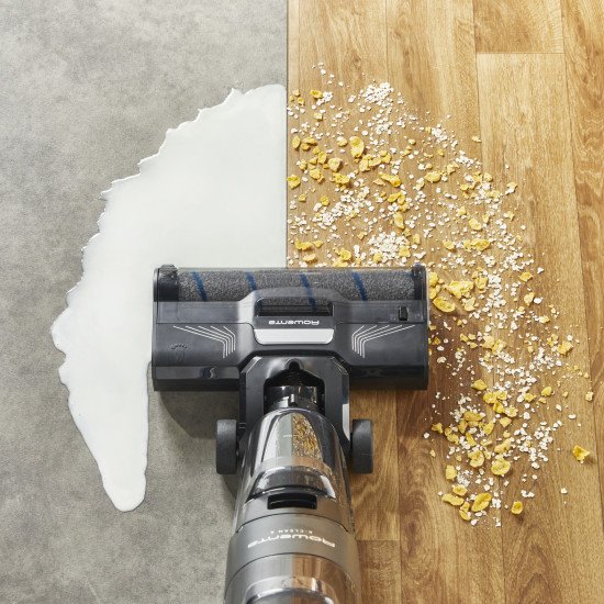 Rowenta X-Clean 4 GZ5035WO aspirateur balai et balai électrique Batterie Sec&humide mousse Sans sac 200 W Gris