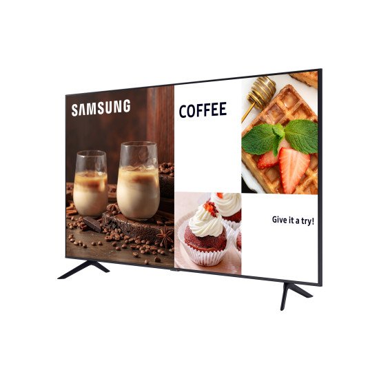 Samsung LH55BECHLGUXEN affichage de messages Panneau plat de signalisation numérique 139,7 cm (55") LED Wifi 4K Ultra HD Noir Intégré dans le processeur Tizen