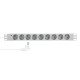 LogiLink PDU9C05 protection surtension Gris clair 9 sortie(s) CA 230 V 2 m