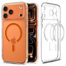 Spigen Ultra Hybrid (MagFit) coque de protection pour téléphones portables 17,5 cm (6.9") Housse Orange, Transparent